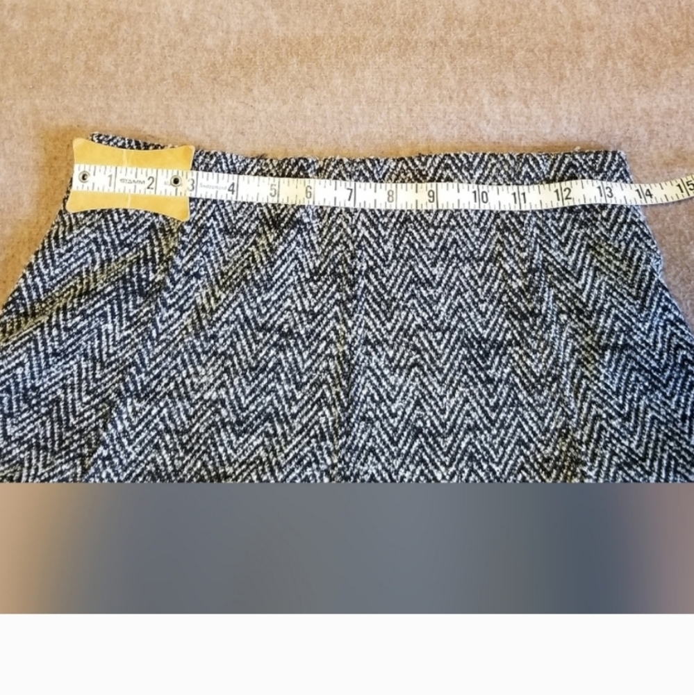 LOFT grey flare short skirt size XS - Picture 6 of 7